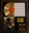 JIMI HENDRIX/CD GOLD DISC, SONG SHEET & PHOTO DISPLAY/ALBUM ARE YOU EXPERIENCED/SONGSHEET HEY JOE