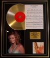 KATHERINE JENKINS/CD GOLD DISC, SONG SHEET & PHOTO DISPLAY/ALBUM ULTIM/SONGSHEET TIME TO SAY GOODBYE