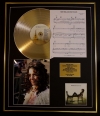 KATIE MELUA/CD GOLD DISC, SONG SHEET & PHOTO DISPLAY/ALBUM PIECE BY PIECE/SONGSHEET NINE MILLION