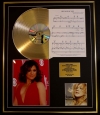 KELLY CLARKSON/CD GOLD DISC, SONG SHEET & PHOTO DISPLAY/ALBUM BREAKAWAY/SONGSHEET BECAUSE OF YOU