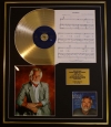 KENNY ROGERS/CD GOLD DISC, SONG SHEET & PHOTO DISPLAY/ALBUM DAYTIME FRIENDS/SONGSHEET LUCILE
