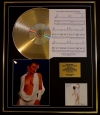 KYLIE/CD GOLD DISC, SONG SHEET & PHOTO DISPLAY/ALBUM FEVER/SONGSHEET CAN'T GET YOU OUT OF MY HEAD