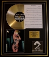 LADY GAGA/CD GOLD DISC, SONG SHEET & PHOTO DISPLAY/ALBUM FAME MONSTER/SONGSHEET BAD ROMANCE