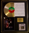 LED ZEPPELIN/CD GOLD DISC, SONG SHEET & PHOTO DISPLAY/ALBUM LED ZEPPELIN IV/SONGSHEET STAIRWAY TO HE