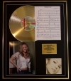 MARIAH CAREY/CD GOLD DISC, SONG SHEET & PHOTO DISPLAY/ALBUM MUSIC BOX/SONGSHEET WITHOUT YOU