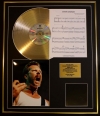 METALLICA/CD GOLD DISC, SONG SHEET & PHOTO DISPLAY/ALBUM METALLICA/SONGSHEET ENTER THE SANDMAN