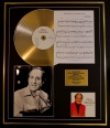 NEIL SEDAKA/CD GOLD DISC, SONG SHEET & PHOTO DISPLAY/ALBUM LAUGHTER & TEARS/SONGSHEET BREAKING UP IS