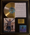 NIRVANA/CD GOLD DISC, SONG SHEET & PHOTO DISPLAY/ALBUM NEVERMIND/SONGSHEET SMELLS LIKE TEEN SPIRIT