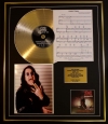 OZZY OSBOURNE/CD GOLD DISC, SONG SHEET & PHOTO DISPLAY/ALBUM BLIZZARD OF OZ/SONGSHEET CRAZY TRAIN