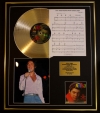 PAUL ANKA/CD GOLD DISC, SONG SHEET & PHOTO DISPLAY/ALBUM YOU, THE NIGHT & MUSIC/SONGSHEET PUT YOUR