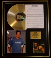 PETER ANDRE/CD GOLD DISC, SONG SHEET & PHOTO DISPLAY/ALBUM NATURAL/SONGSHEET MYSTERIOUS GIRL