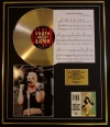PINK/CD GOLD DISC, SONG SHEET & PHOTO DISPLAY/ALBUM THE TRUTH ABOUT LOVE/SONGSHEET JUST GIVE ME A RE