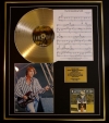 PAUL WELLER/CD GOLD DISC, SONG SHEET & PHOTO DISPLAY/ALBUM STANLEY ROAD/SONGSHEET YOU DO SOMETHING T