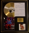 RIHANNA/CD GOLD DISC, SONG SHEET & PHOTO DISPLAY/ALBUM UNAPOLOGETIC/SONGSHEET DIAMONDS