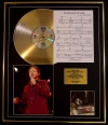 SIMPLY RED/CD GOLD DISC, SONG SHEET & PHOTO DISPLAY/ALBUM PICTURE BOOK/SONGSHEET HOLDING BACK THE YE