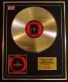 AEROSMITH/LTD. EDITION CD GOLD DISC/RECORD/
