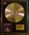 ARETHA FRANKLIN/LTD. EDITION CD GOLD DISC/RECORD/