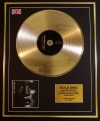 GRACE JONES/LTD. EDITION CD GOLD DISC/RECORD/