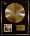 Z Z TOP/LTD. EDITION CD GOLD DISC/RECORD/