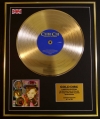 CULTURE CLUB/LTD. EDITION CD GOLD DISC/RECORD/