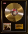 THE CLASH/LTD. EDITION CD GOLD DISC/RECORD/