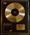 KID ROCK/LTD. EDITION CD GOLD DISC/RECORD/