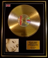 MARIAH CAREY/LTD. EDITION CD GOLD DISC/RECORD/