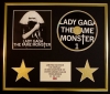LADY GAGA/CD DISPLAY/ LIMITED EDITION/COA/THE FAME MONSTER