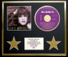 ALANIS MORISSETTE/CD DISPLAY/ LIMITED EDITION/COA/ALANIS
