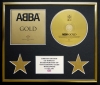 ABBA/CD DISPLAY/ LIMITED EDITION/COA/GOLD