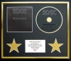 AC/DC/CD DISPLAY/ LIMITED EDITION/COA/BACK IN BLACK