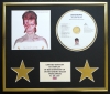 DAVID BOWIE/CD DISPLAY/ LIMITED EDITION/COA/ALADDIN SANE