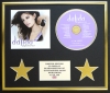 DALIDA/CD DISPLAY/ LIMITED EDITION/COA/GLAMOROUS
