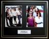 ABBA/DOUBLE PHOTO DISPLAY/FRAMED