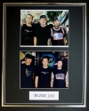 BLINK 182/DOUBLE PHOTO DISPLAY/FRAMED