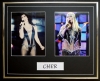 CHER/DOUBLE PHOTO DISPLAY/FRAMED