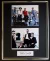 THE CLASH/DOUBLE PHOTO DISPLAY/FRAMED