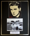ELVIS PRESLEY/DOUBLE PHOTO DISPLAY/FRAMED