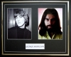 GEORGE HARRISON/DOUBLE PHOTO DISPLAY/FRAMED