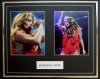 JENNIFER LOPEZ/DOUBLE PHOTO DISPLAY/FRAMED