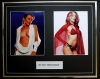 KYLIE MINOGUE/DOUBLE PHOTO DISPLAY/FRAMED