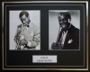 LOUIS ARMSTRONG/DOUBLE PHOTO DISPLAY/FRAMED