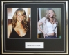 MARIAH CAREY/DOUBLE PHOTO DISPLAY/FRAMED