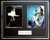 MICHAEL JACKSON/DOUBLE PHOTO DISPLAY/FRAMED