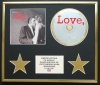 ELVIS PRESLEY/CD DISPLAY/ LIMITED EDITION/COA/LOVE