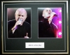 PHIL COLLINS/DOUBLE PHOTO DISPLAY/FRAMED