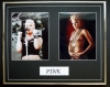 PINK/DOUBLE PHOTO DISPLAY/FRAMED