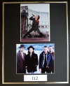 U2/DOUBLE PHOTO DISPLAY/FRAMED