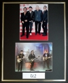 U2/DOUBLE PHOTO DISPLAY/FRAMED