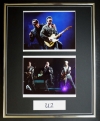 U2/DOUBLE PHOTO DISPLAY/FRAMED